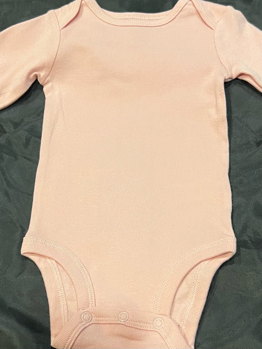 Carter's Maroon Floral Corduroy Pinafore with Pink Bodysuit - Picture 7 of 7